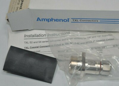 NEW Amphenol 7/16 Din (F) Panel Mount TXL Connector Part# S2PDF-PM 