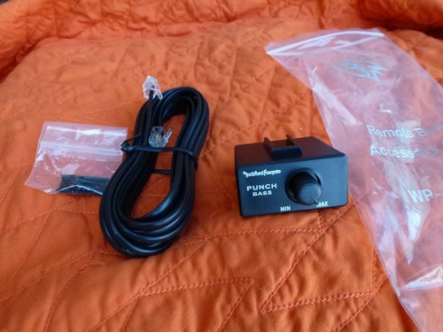 Control remoto Rockford Fosgate WP-3218F Punch Power Bass 2000-2003 perilla ovalada de la vieja escuela - Imagen 4 de 5