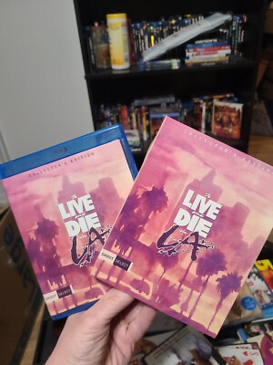 To Live and Die in L.A. Blu Ray Collector's Edition Shout Select 1985 Slipcover 