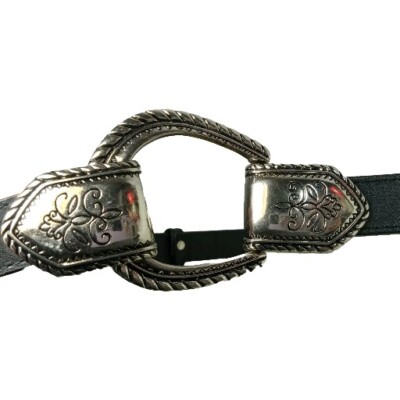 Black and Silver Belt Adjustable M/L Chico main image 4