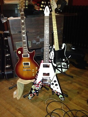 Amazing Gibson Flying V Psychedelic Hendrix Design vintage paint