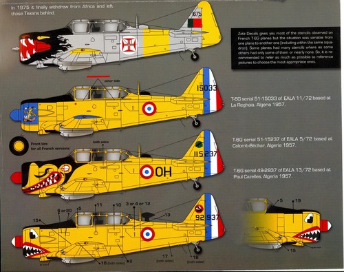 Zotz Decals 1/32 NORTH AMERICAN T-6 TEXAN IN THE AFRICAN WARS - Picture 7 of 8