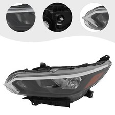 Headlight for 2024-2025 NISSAN SENTRA S SV Halogen Headlight 4 Pins Models Only