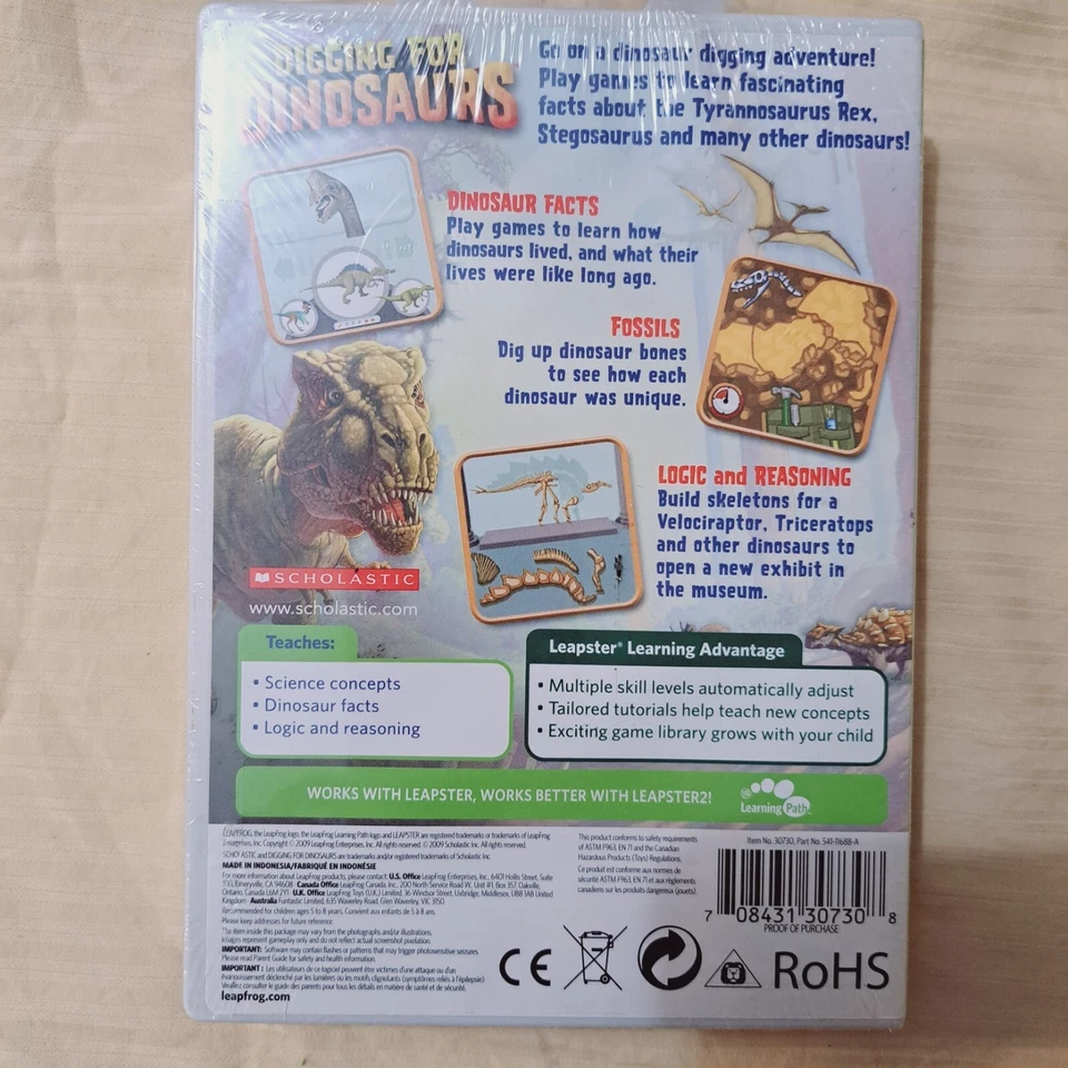 Leapfrog Leapster - Digging for dinosaurs Expanded play for Leapster 2 - Image 2 of 2