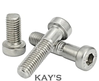 KAYFAST M10 (10mmØ) LOW HEAD CAP SCREWS A2 STAINLESS STEEL, HEXAGON SOCKET ALLEN BOLTS