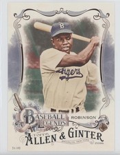 2016 Allen & Ginter Topps.com Online Exclusive 5x7 34/49 Jackie Robinson HOF 2f4