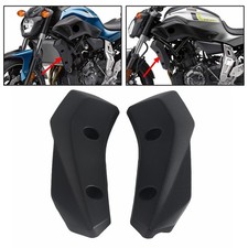 Carenado delantero protector de cubierta de radiador negro lateral ABS para Yamaha MT-07 FZ-07 2012-17