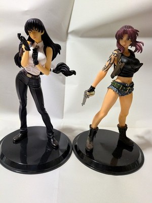 Black lagoon figure Revy Roberta set of 2 rare Japan anime hobby z