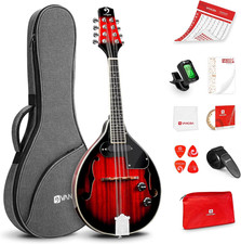 Mandolin Musical Instrument a Style Acoustic Electric, 8 Strings Mahogany for Be