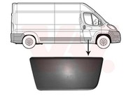 VAN Wezel Zier-/Schutzleiste TüR 0982404 FüR Fiat Peugeot Ducato CitroËN Opel U9