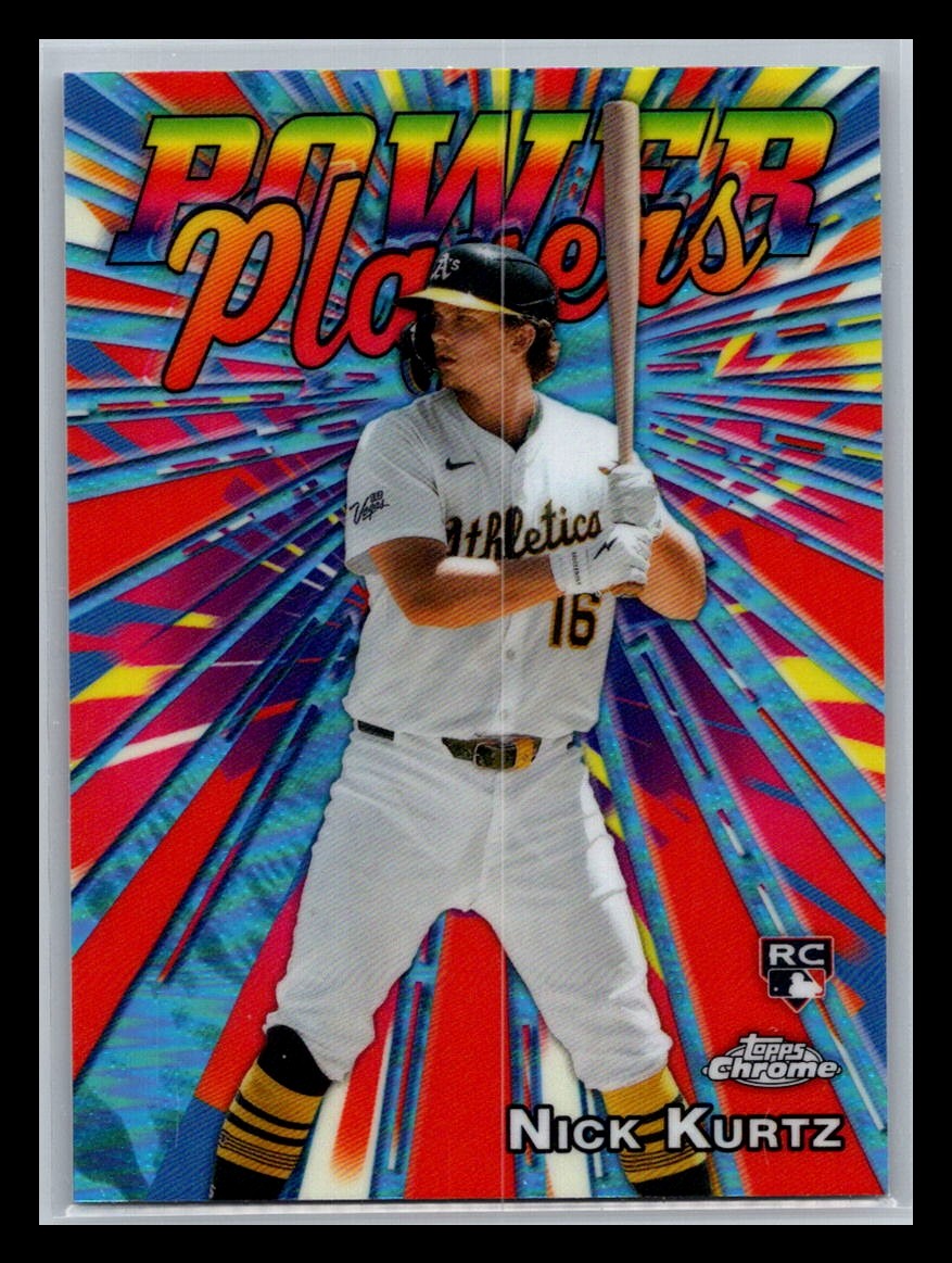 Nick Kurtz 2025 Topps Chrome Update Power Players Athletics