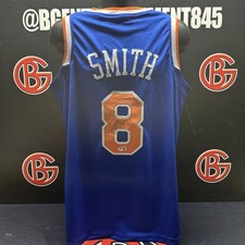 JR Smith Autographed New York Knicks Signed Jersey Beckett BAS