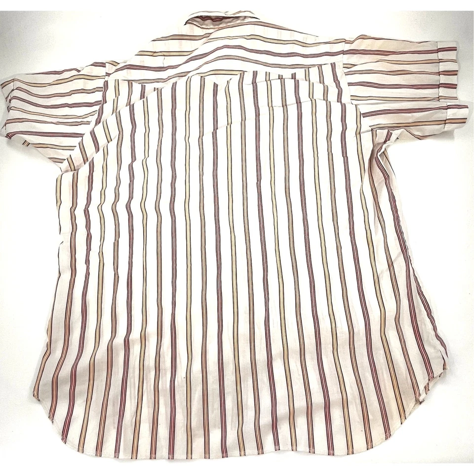 vintage Men's western shirt Panhandle Slim Pearl Snap short sleeve button down  - Image 2 of 4