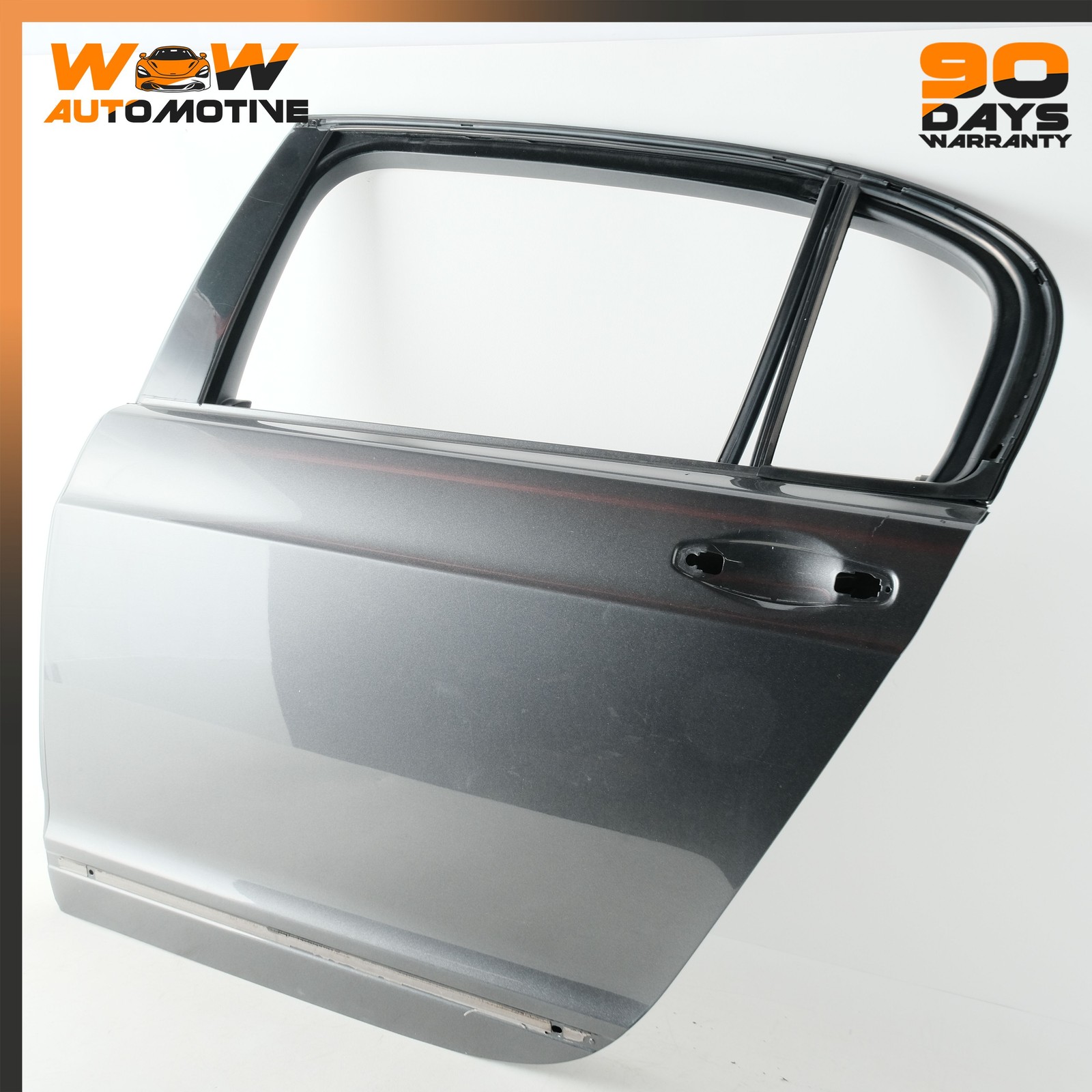 06-13 BENTLEY CONTINENTAL FLYING SPUR REAR LEFT DRIVER SIDE DOOR BLACK OEM