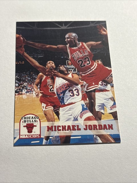Michael Jordan 1993 NBA Hoops card # 28 Chicago Bulls