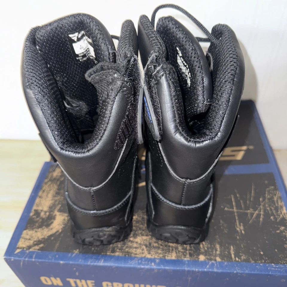 Botas BATES Talla US 9M 8 pulgadas de alto Cremallera Combate Impermeables Ligeras Foto 3 de 4