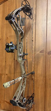 Nice BOWTECH Realm SR6 Bow Package- 60-70lb Roots Camo BLACK GOLD Drop AWAY KIT