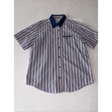 Koret Button Up Red White And Blue Vintage Large