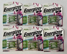 6 Packs Energizer 800mAh Recharge Power Plus AAA 24 Total Batteries Rechargeable
