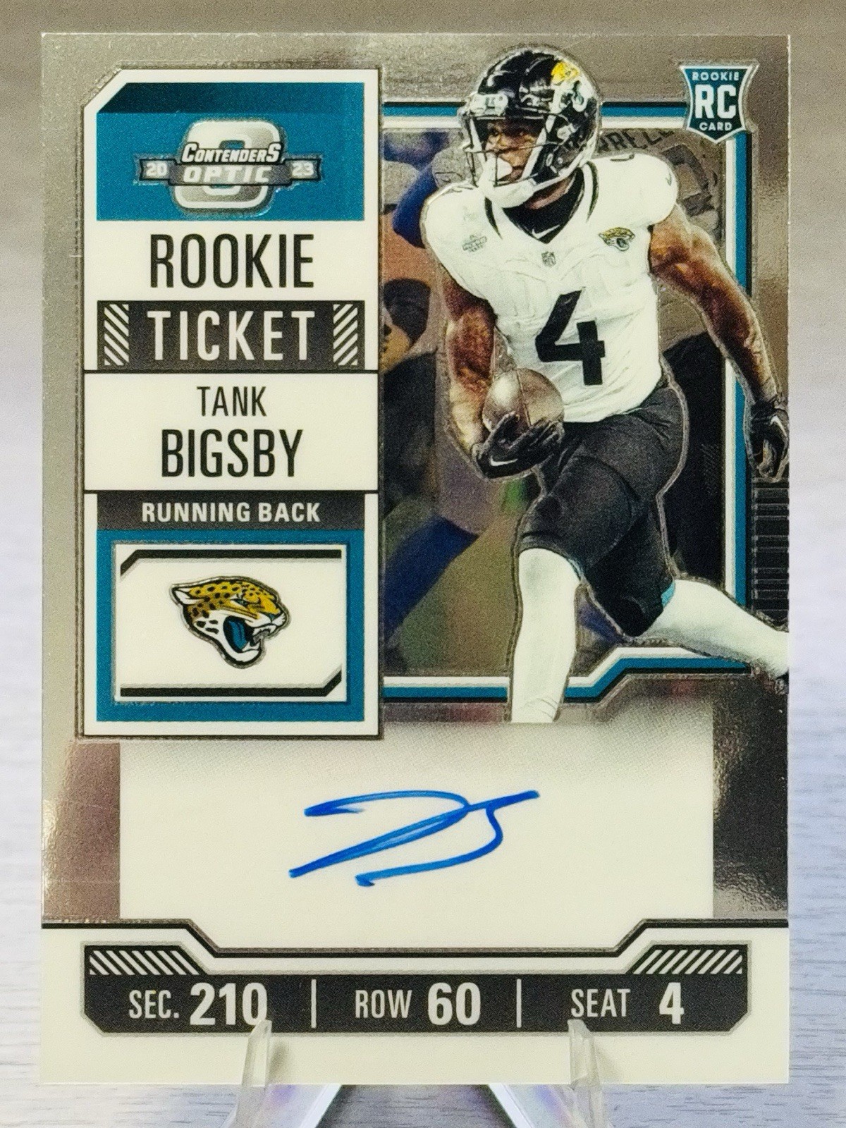 Tank Bigsby Panini Contenders Optic #134 Autograph