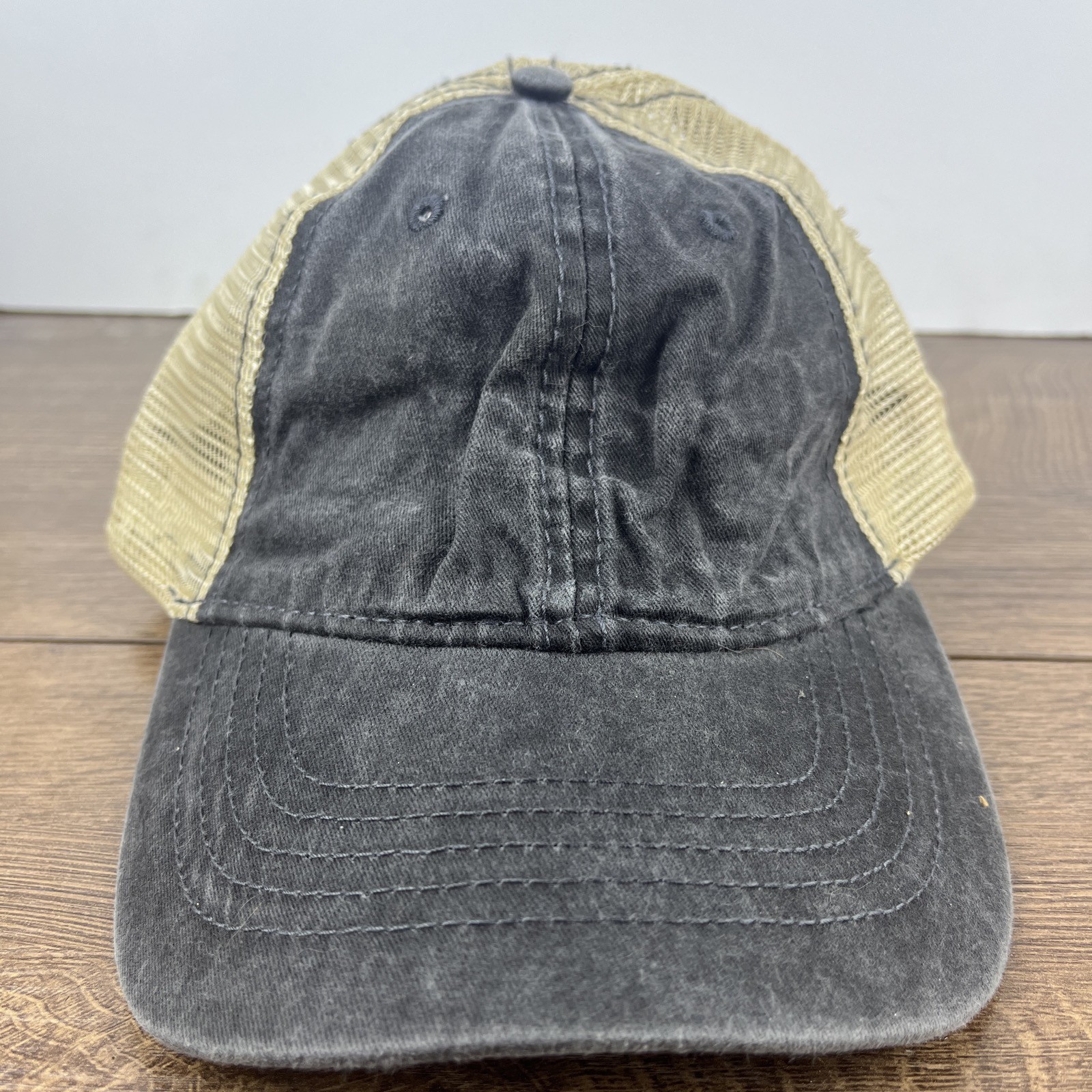 Gray Baseball Cap Plain Gray Hat Adjustable Adult… - image 2