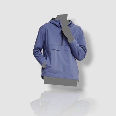 Alfani Men's Blue AlfaTech Popover Long Sleeves Anorak Jacket Coat Size XL