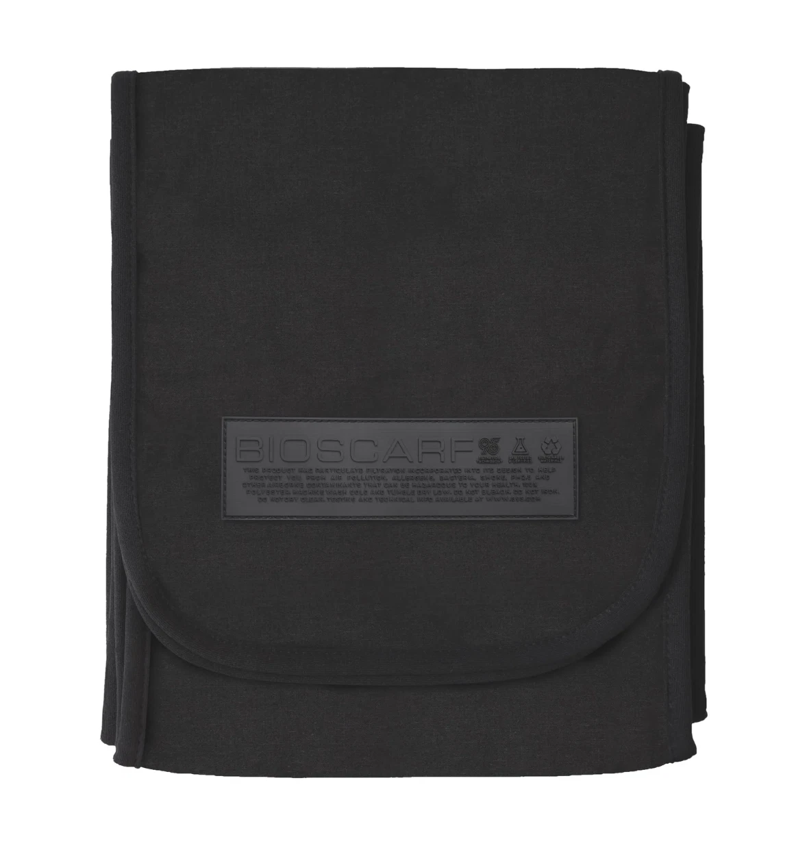 Bioscarf G95 Black Warmer Climate Weather Scarf Natural Filtered Lightweight