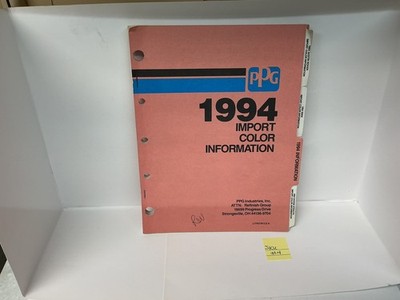 PPG 1994 IMPORT COLOR CHIP BOOK