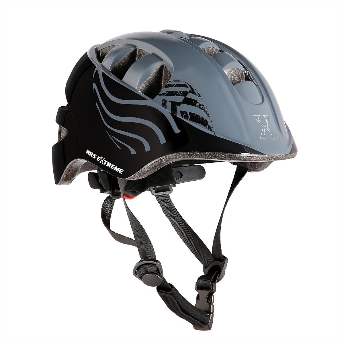 5907695503555 MTW08 ЧЕРНЫЙ РАЗМЕР 51-57 см KASK DZIECICY NILS EXTREME NILS EX 6390₽