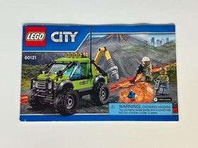 LEGO CITY: Volcano Exploration Truck 100% COMPLETE PIECES /w MANUAL (60121)
