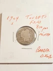 1904 S TOUGH KEY DATE BARBER DIME LOW MINTAGE 800,000 RARE