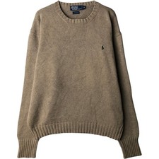 Used Ralph Lauren POLO by Ralph Lauren cotton knit sweater men's size XL ap...