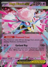 Mega Diancie ex PFL Sv: Phantasmal Flames #41/94 Double Rare NM