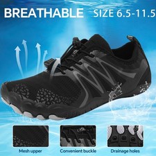 Men Women Beach Non Slip Water Shoes Barefoot Swim Diving Surf Aqua Sports Shoes