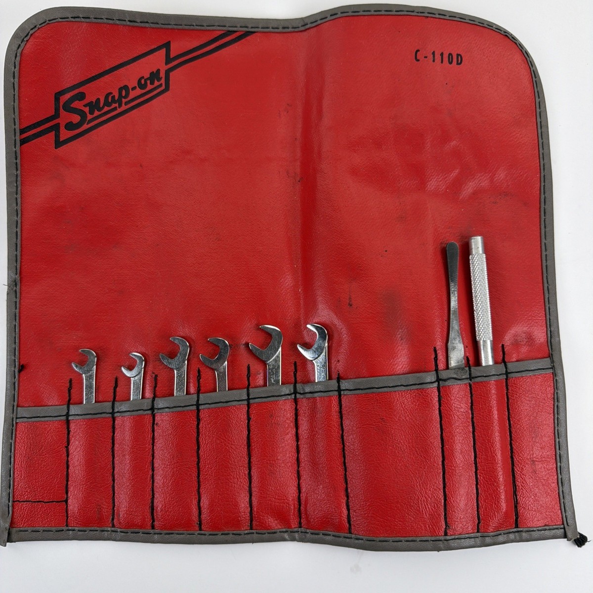 Snap-On 15°/60° Offset Open-End Ignition Wrench 1/4–3/8