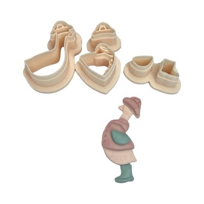 Gans mit Regenmantel Polymer Clay Cutter | 3D-gedrucktes Tonwerkzeug | IrisCrafts7 UK