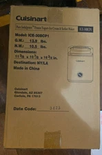 Cuisinart Pure Indulgence Frozen Yogurt-Ice Cream & Sorbet Maker