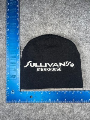 Sullivan's Steakhouse Beanie Toque Adult One Size Black Knit 100% Acrylic