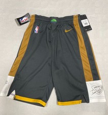 Short Child Nike NBA OKLAHOMA CITY THUNDER Gray Dri-FIT Size L