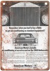 1968 American Motors Corporation AMC Vintage Ad Retro Look Metal Sign A12528