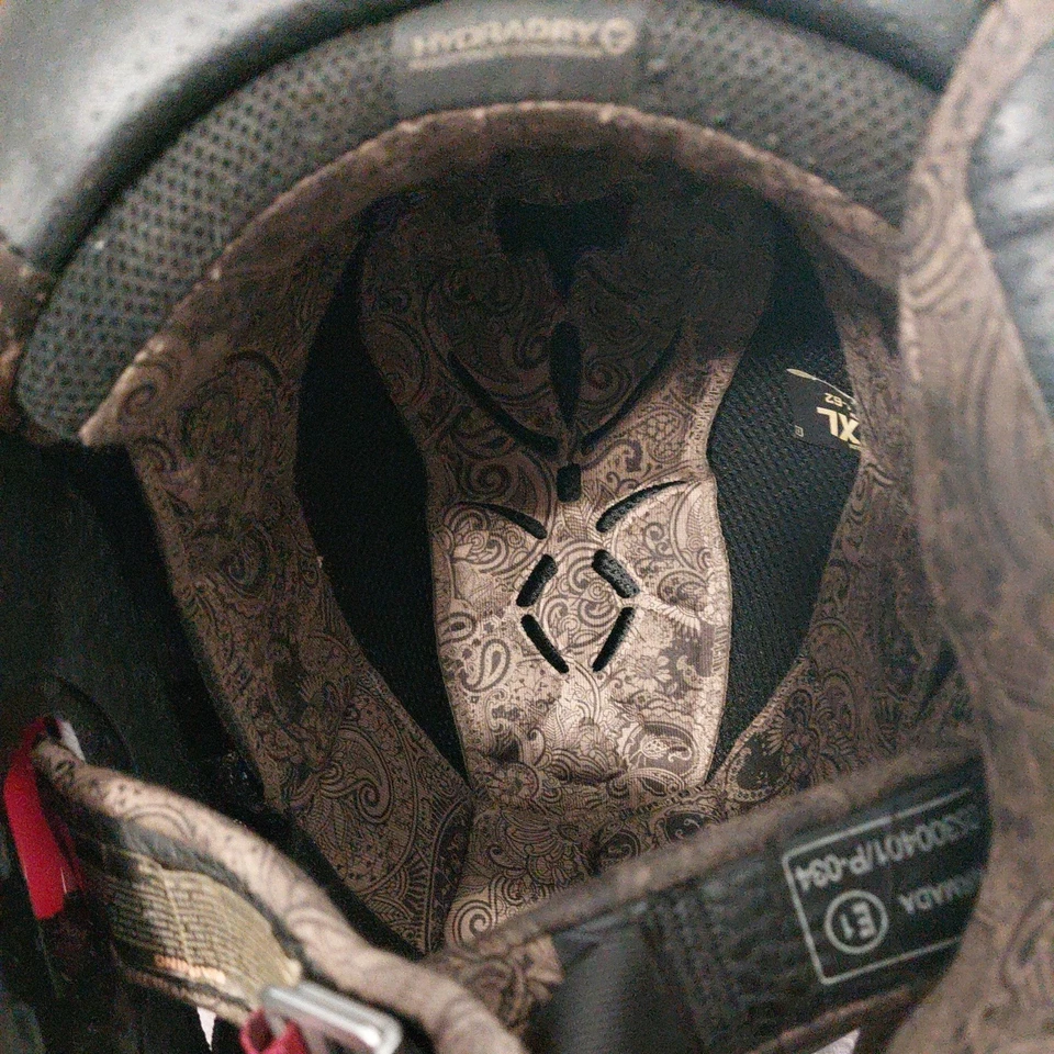 Capacete de motocicleta I’Con Airmada Red Shulls tamanho. GG  - Imagem 4 de 4