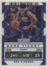2020 Panini Contenders Draft Picks Game Ticket Green Explosion Ben Simmons 08dv