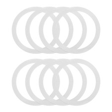 8Pcs Magnetic Adapter Ring, Magnetic Wireless Charger Conversion Kit, White