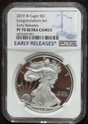 2019-W $1 SILVER AMERICAN EAGLE NGC PF70 Early Releases CONGRATULATIONS : 06586