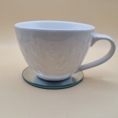 Jane Asher Home Inspirations geprägte Wildblumen Porzellan Teetasse