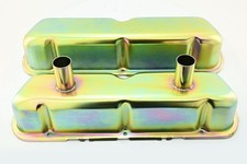 Steel Valve Covers Fits 1962-1985 Small Block Ford Sbf 260-351w - Zinc Steel Valve Covers Fits 1962-1985 Small Block Ford Sbf 260-351w - Zinc