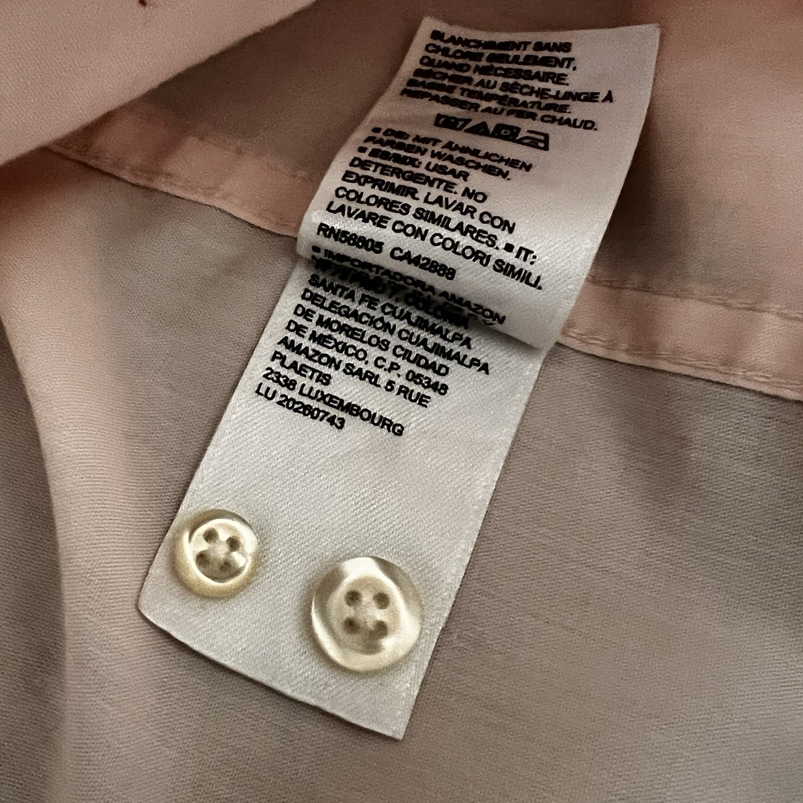 Amazon Essentials Mens Button Down Shirt 2XL 18.5… - image 14