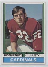 1974 Topps Roger Wehrli #421 HOF 0l1o