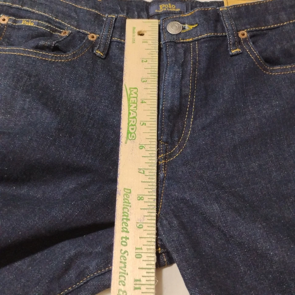 Polo Ralph Lauren Jeans Boys XL 18/20 Black Denim Hampton Straight Classiccore - Image 4 of 4