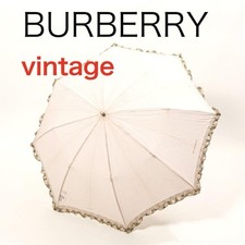 H2735G Burberry Folding Parasol Without Uv Protection Nova Check Frill Women Umb
